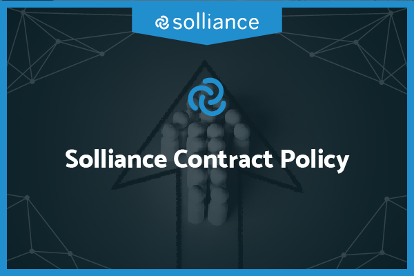 Solliance Contract Policy